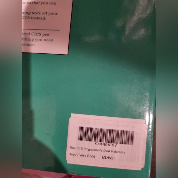 CICS Programmer's Desk Reference by Doug Lowe (Trade Paperback) - Picture 4 of 4